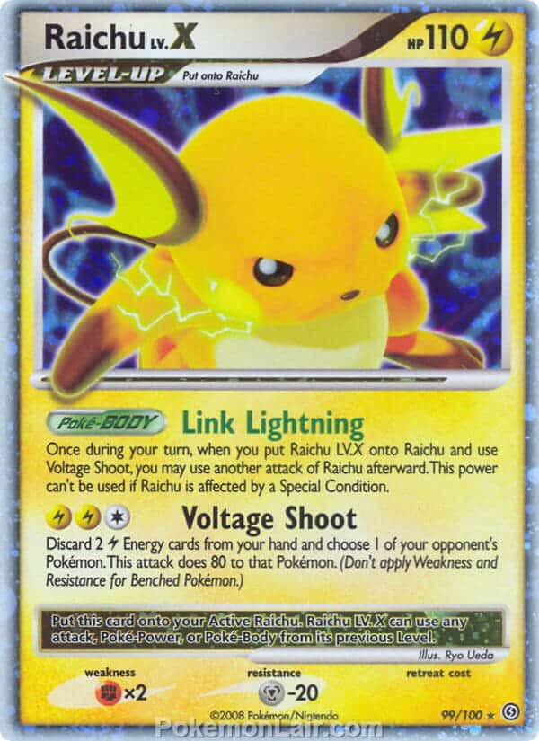 2008 Pokemon Trading Card Game Diamond and Pearl Stormfront Set – 99 Raichu