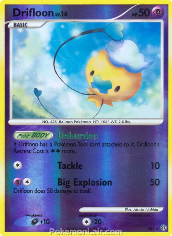 2008 Pokemon Trading Card Game Diamond and Pearl Stormfront Set – SH1 Drifloon