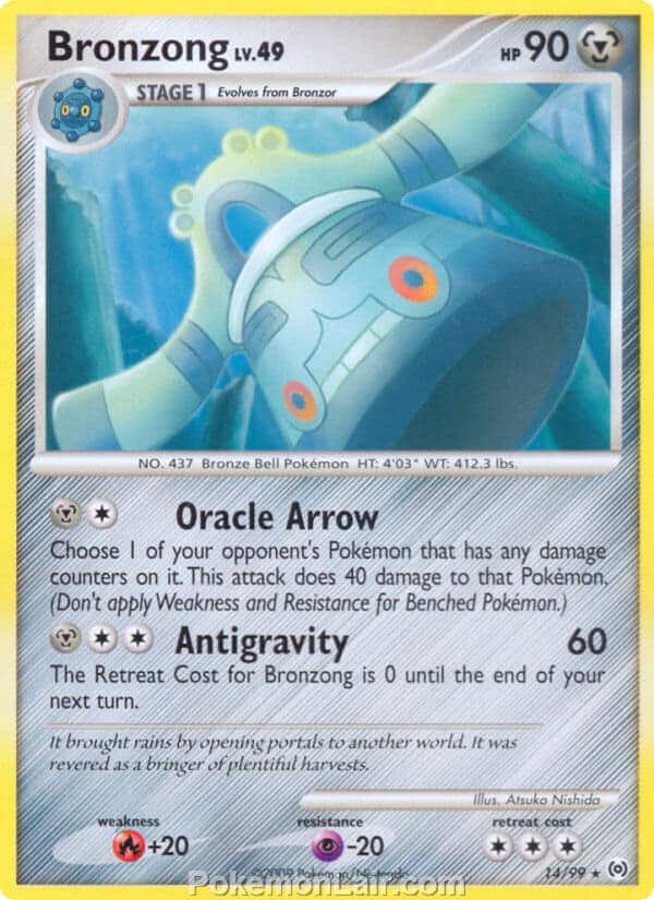 2009 Pokemon Trading Card Game Platinum Arceus Price List – 14 Bronzong