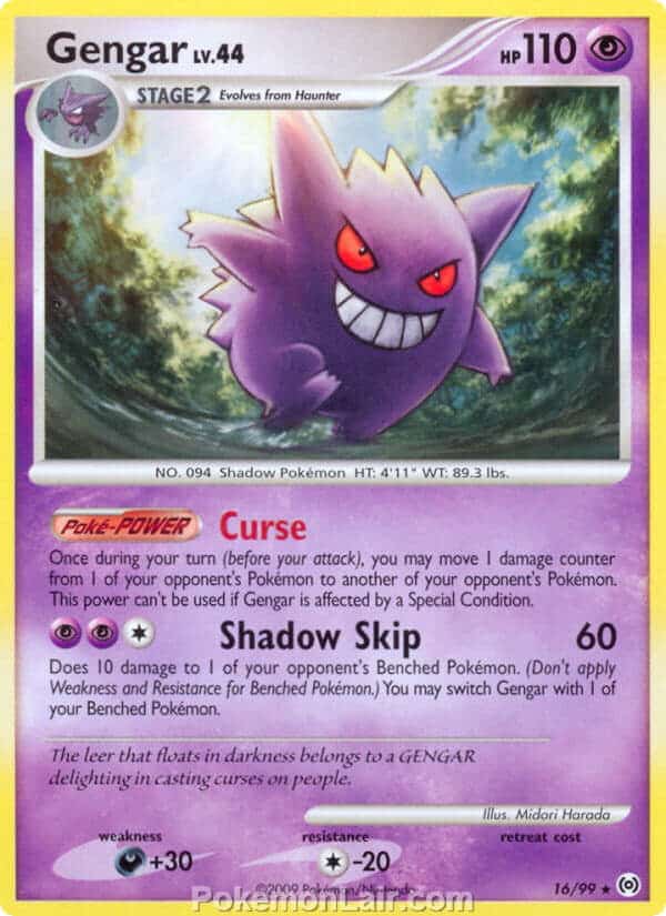 2009 Pokemon Trading Card Game Platinum Arceus Price List – 16 Gengar