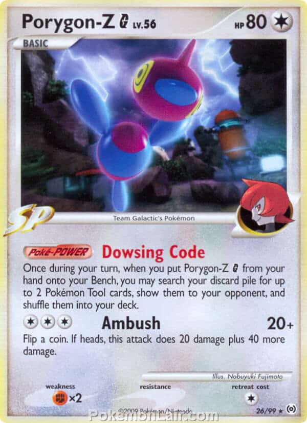 2009 Pokemon Trading Card Game Platinum Arceus Price List – 26 Porygon Z G