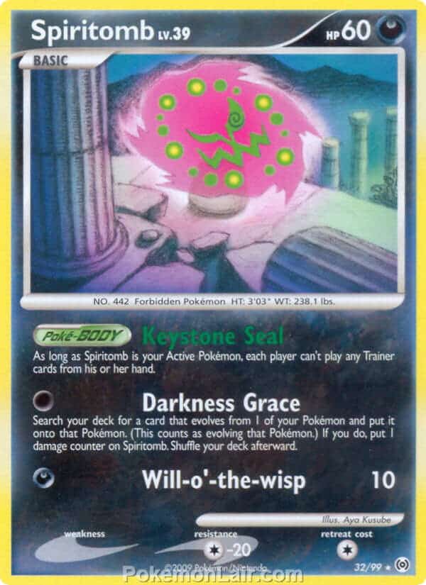 2009 Pokemon Trading Card Game Platinum Arceus Price List – 32 Spiritomb