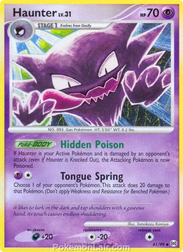 2009 Pokemon Trading Card Game Platinum Arceus Price List – 41 Haunter