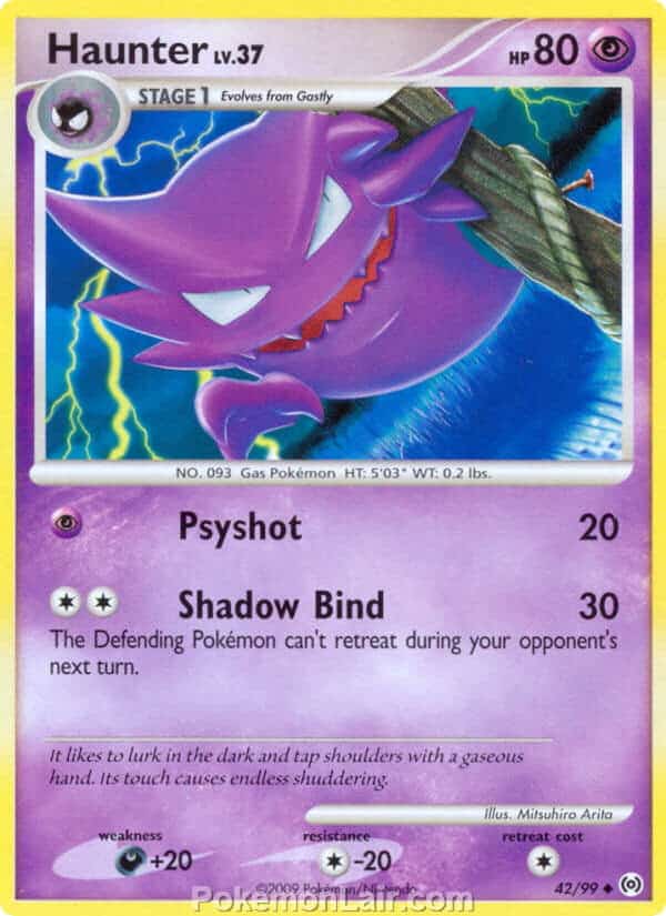 2009 Pokemon Trading Card Game Platinum Arceus Price List – 42 Haunter