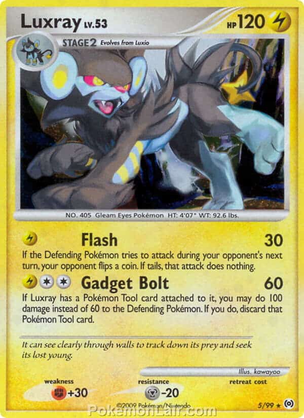 2009 Pokemon Trading Card Game Platinum Arceus Price List – 5 Luxray