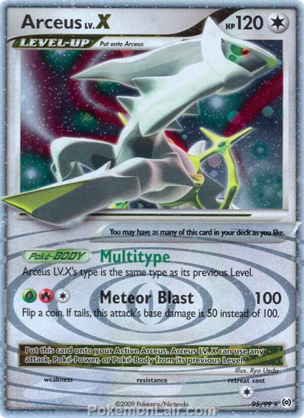 2009 Pokemon Trading Card Game Platinum Arceus Price List – 95 Arceus