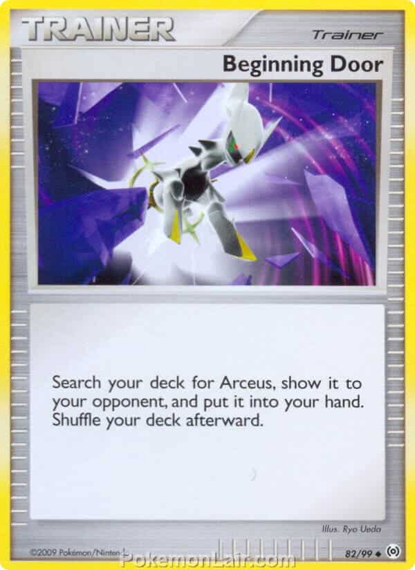 2009 Pokemon Trading Card Game Platinum Arceus Set – 82 Beginning Door