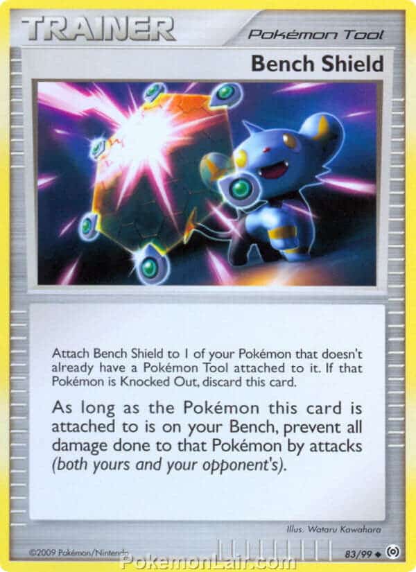 2009 Pokemon Trading Card Game Platinum Arceus Set – 83 Bench Shield