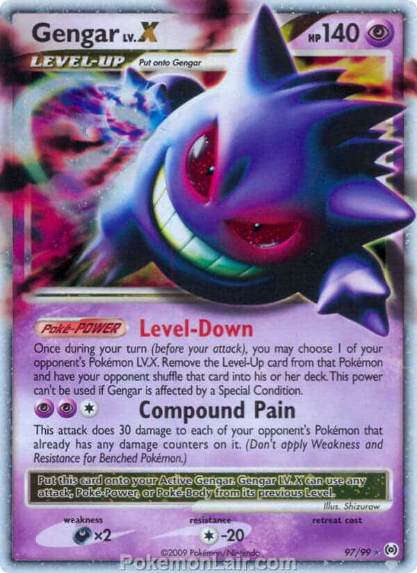 2009 Pokemon Trading Card Game Platinum Arceus Set – 97 Gengar