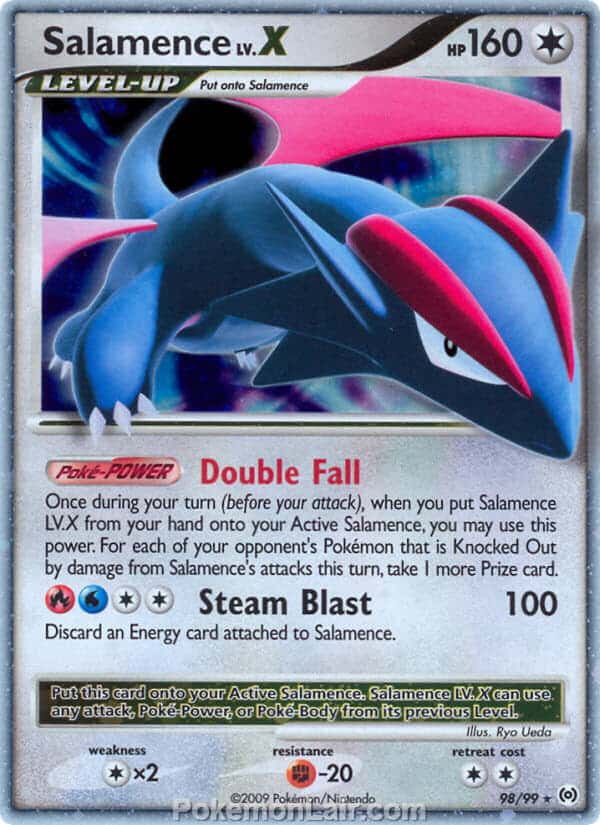 2009 Pokemon Trading Card Game Platinum Arceus Set – 98 Salamence