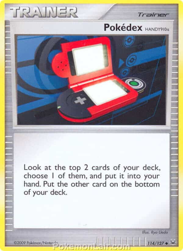 2009 Pokemon Trading Card Game Platinum Base Price List – 114 Pokedex Handy901is