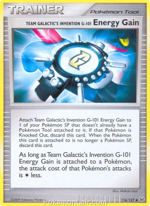2009 Pokemon Trading Card Game Platinum Base Price List – 116 Energy Gain