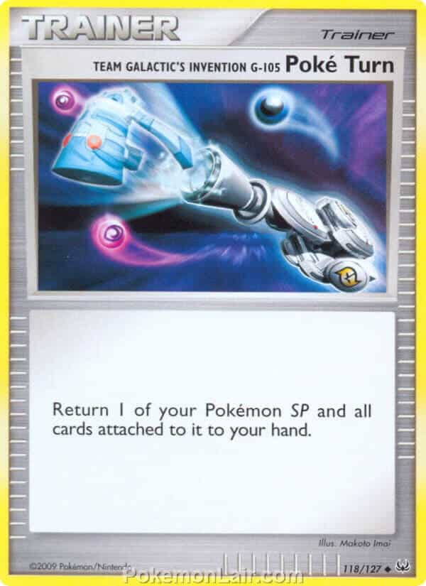 2009 Pokemon Trading Card Game Platinum Base Price List – 118 Poke Turn