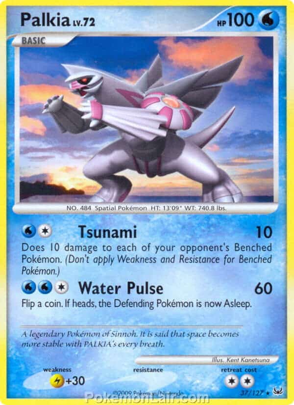 2009 Pokemon Trading Card Game Platinum Base Price List – 37 Palkia