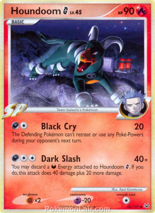 2009 Pokemon Trading Card Game Platinum Base Price List – 50 Houndoom G