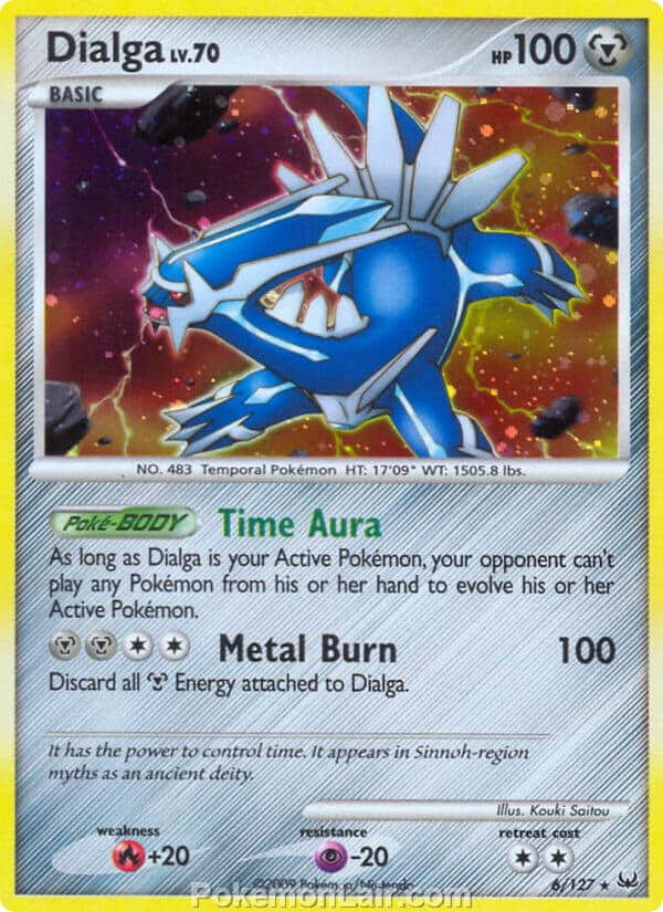 2009 Pokemon Trading Card Game Platinum Base Price List – 6 Dialga