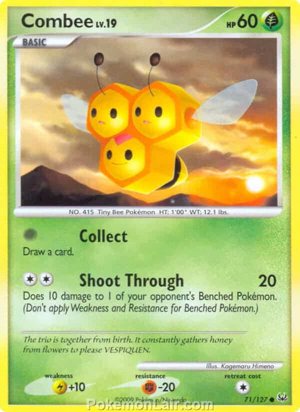 2009 Pokemon Trading Card Game Platinum Base Price List – 71 Combee