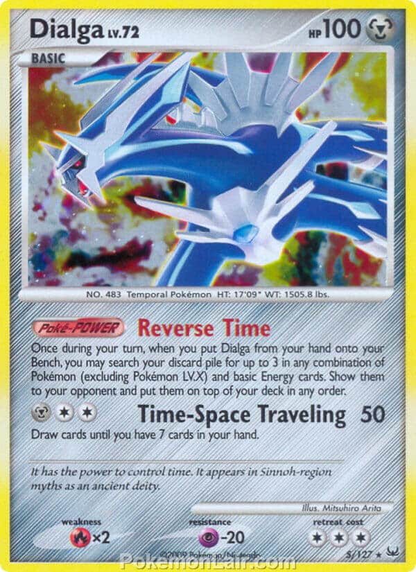 2009 Pokemon Trading Card Game Platinum Base Set – 5 Dialga