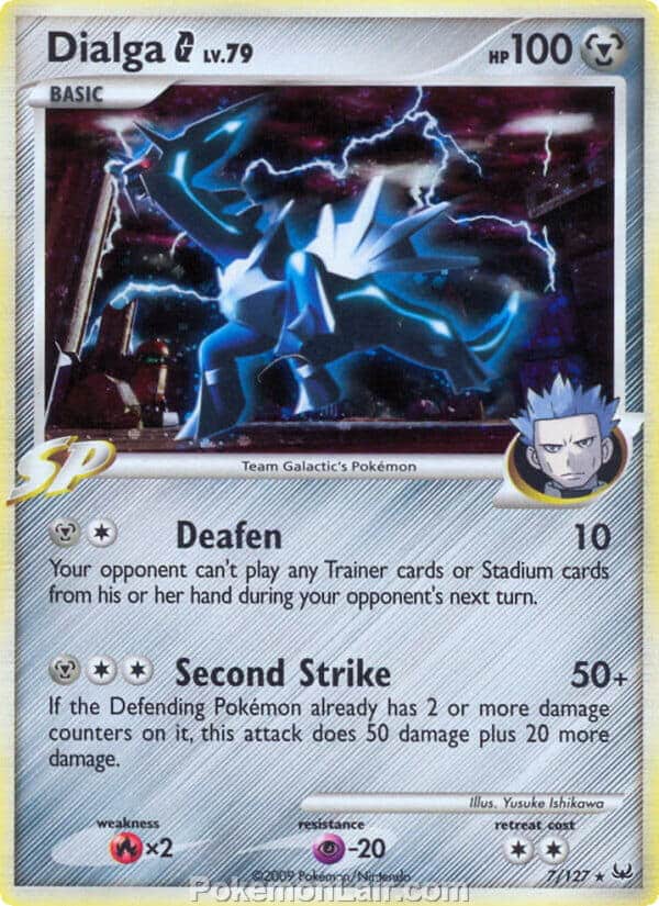 2009 Pokemon Trading Card Game Platinum Base Set – 7 Ddialga G