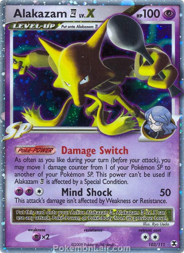 2009 Pokemon Trading Card Game Platinum Rising Rivals Price List – 103 Alakazam 4