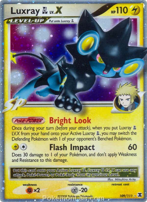 2009 Pokemon Trading Card Game Platinum Rising Rivals Price List – 109 Luxray GL