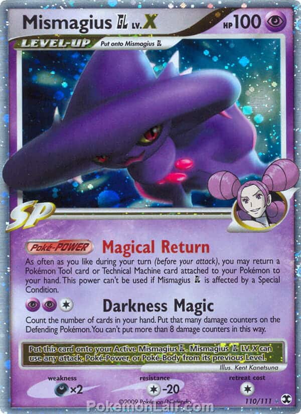 2009 Pokemon Trading Card Game Platinum Rising Rivals Price List – 110 Mismagius GL