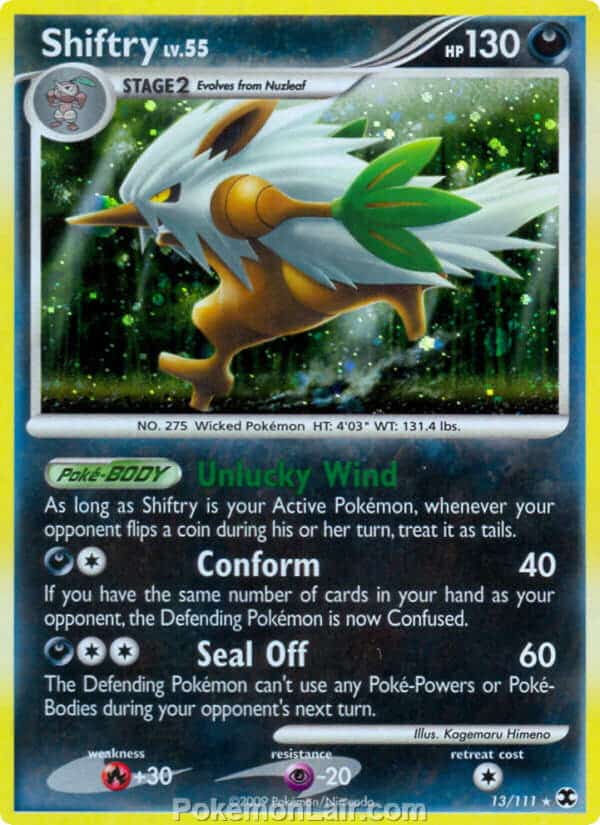 2009 Pokemon Trading Card Game Platinum Rising Rivals Price List – 13 Shiftry