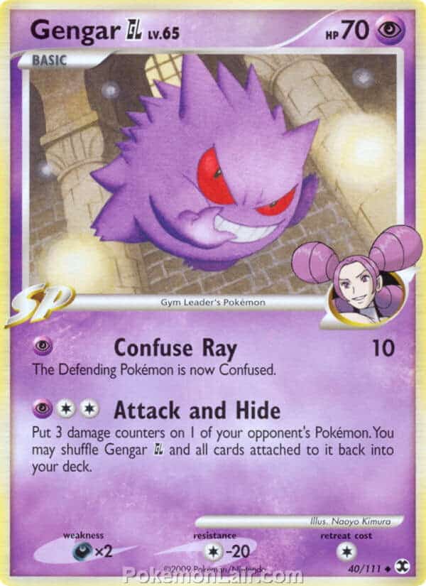 2009 Pokemon Trading Card Game Platinum Rising Rivals Price List – 40 Gengar GL