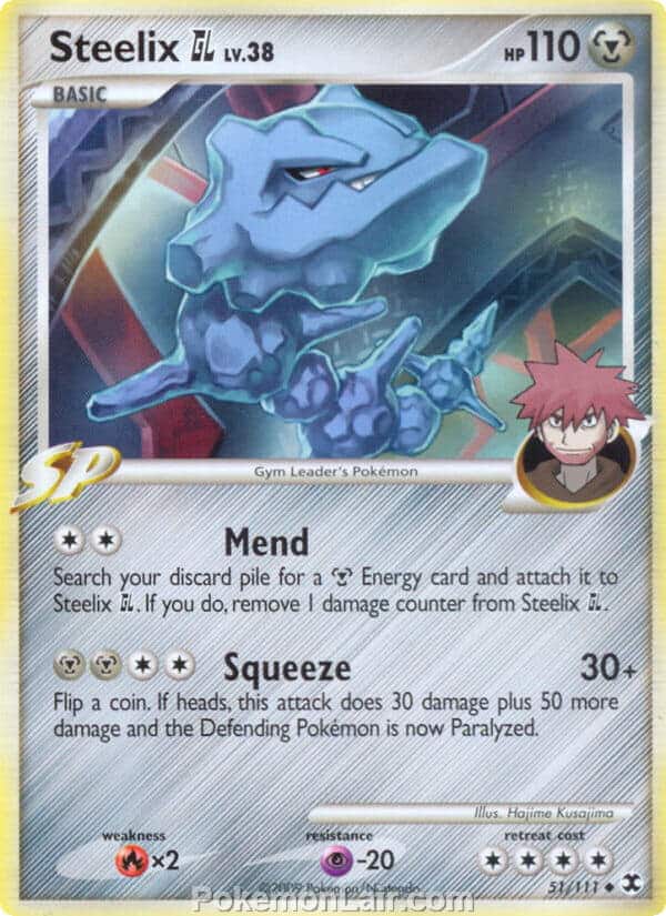2009 Pokemon Trading Card Game Platinum Rising Rivals Price List – 51 Steelix GL