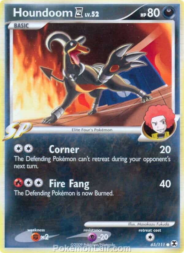 2009 Pokemon Trading Card Game Platinum Rising Rivals Price List – 65 Houndoom 4