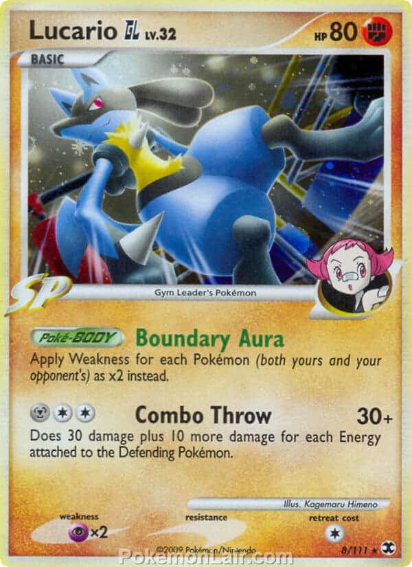 2009 Pokemon Trading Card Game Platinum Rising Rivals Price List – 8 Lucario GL