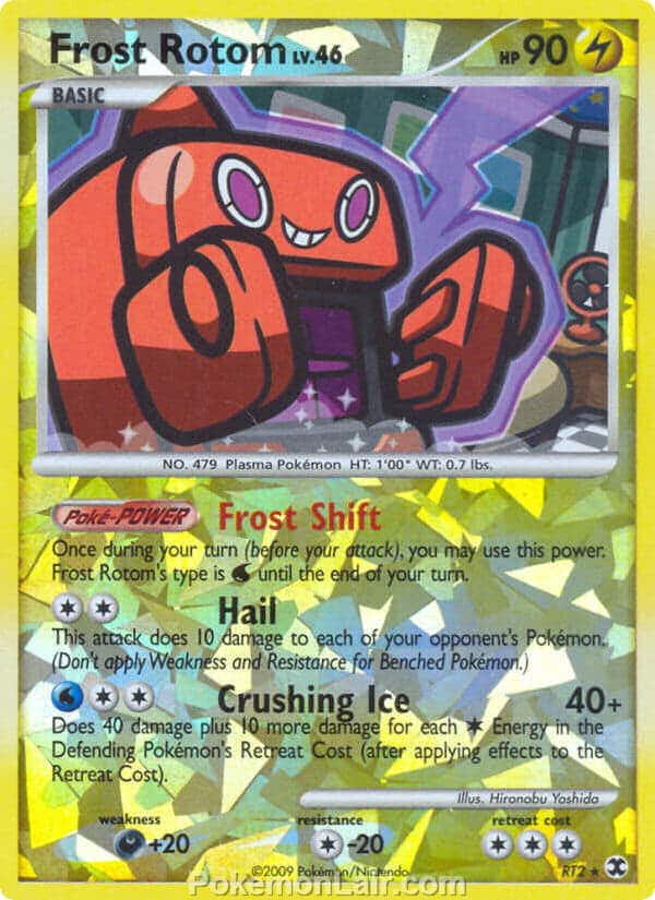 2009 Pokemon Trading Card Game Platinum Rising Rivals Price List – RT2 Frost Rotom