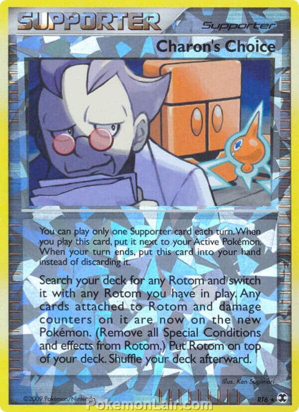 2009 Pokemon Trading Card Game Platinum Rising Rivals Price List – RT6 Charons Choice