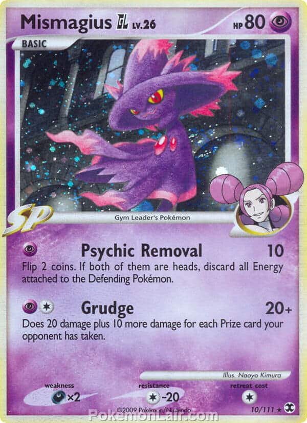 2009 Pokemon Trading Card Game Platinum Rising Rivals Set – 10 Mismagius GL