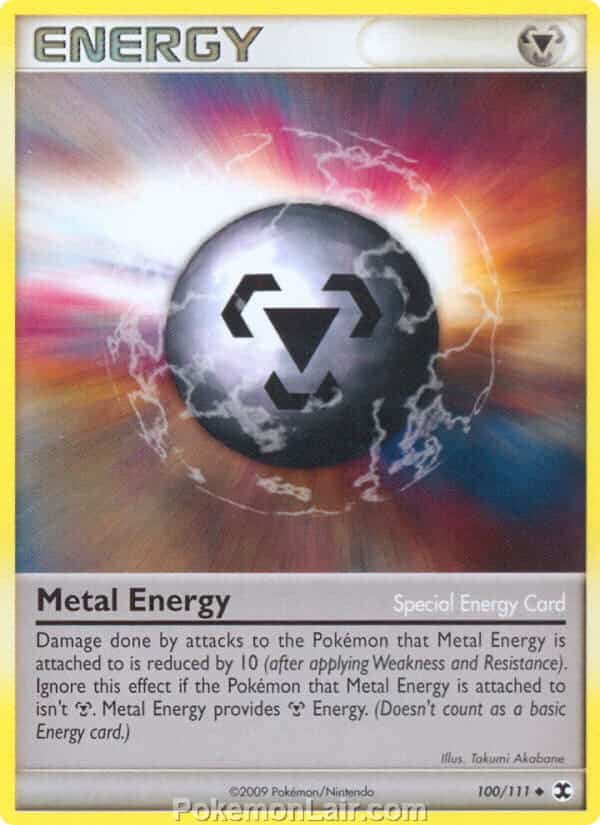 2009 Pokemon Trading Card Game Platinum Rising Rivals Set – 100 Metal Energy