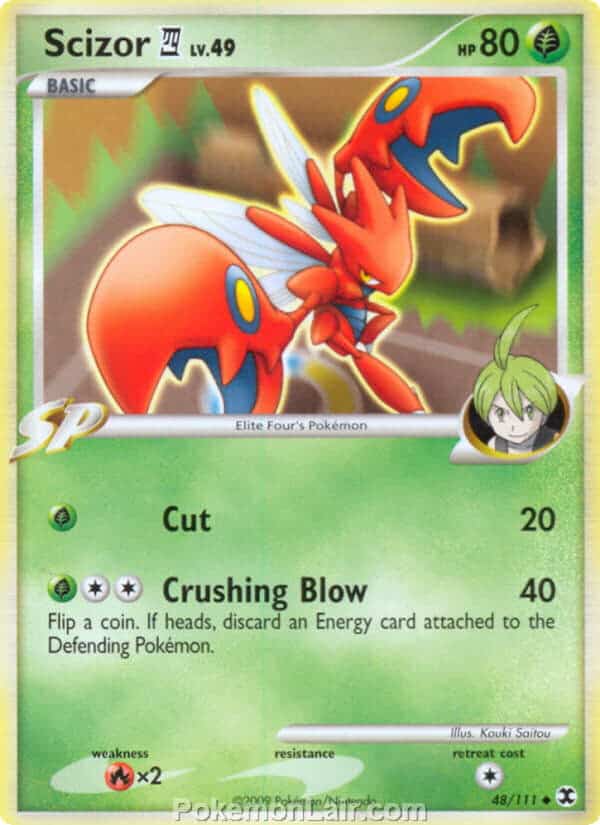 2009 Pokemon Trading Card Game Platinum Rising Rivals Set – 48 Scizor 4