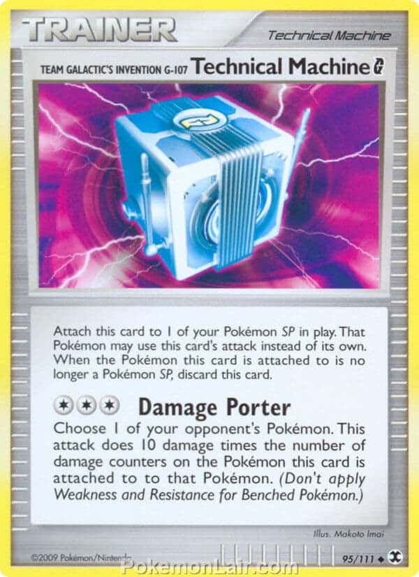 2009 Pokemon Trading Card Game Platinum Rising Rivals Set – 95 Technical Machine G