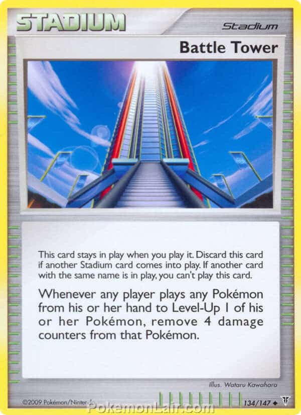 2009 Pokemon Trading Card Game Platinum Supreme Victors Price List – 134 Battle Tower