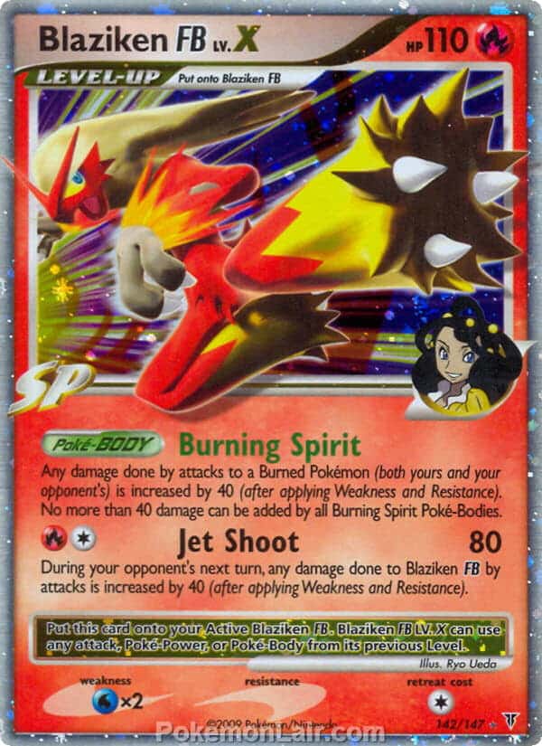 2009 Pokemon Trading Card Game Platinum Supreme Victors Price List – 142 Blaziken FB