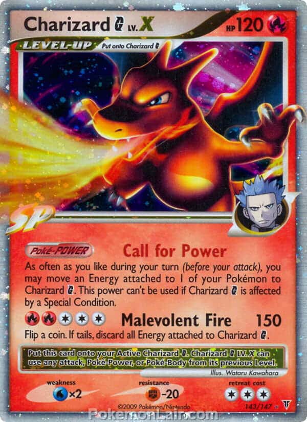 2009 Pokemon Trading Card Game Platinum Supreme Victors Price List – 143 Charizard G