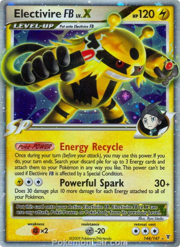 2009 Pokemon Trading Card Game Platinum Supreme Victors Price List – 144 Electivire FB