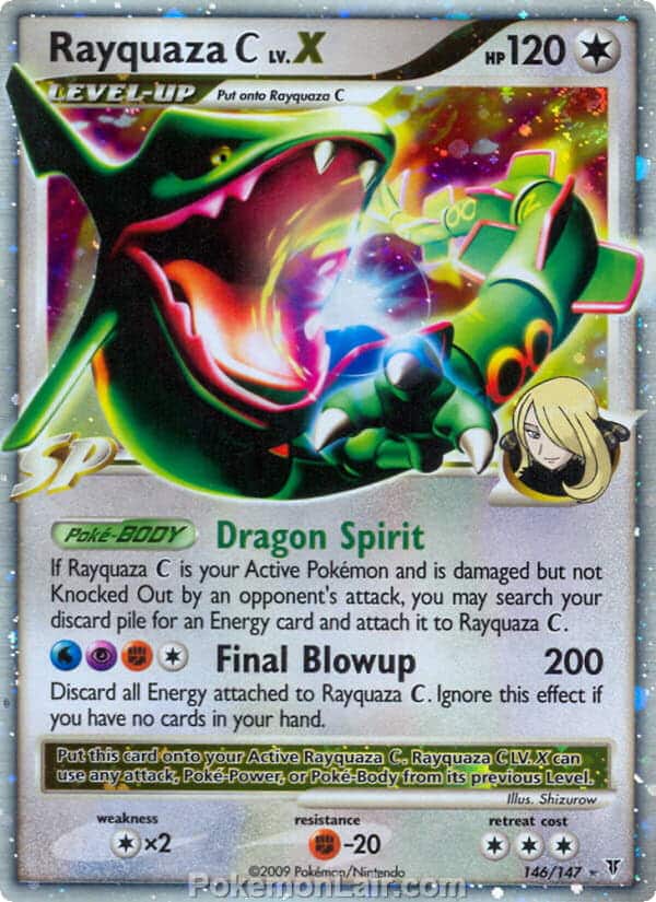 2009 Pokemon Trading Card Game Platinum Supreme Victors Price List – 146 Rayquaza C