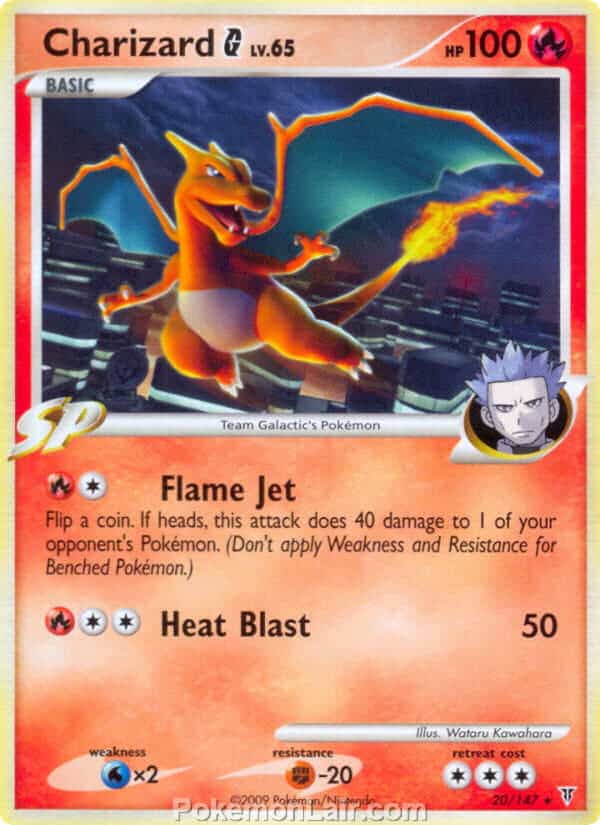 2009 Pokemon Trading Card Game Platinum Supreme Victors Price List – 20 Charizard G