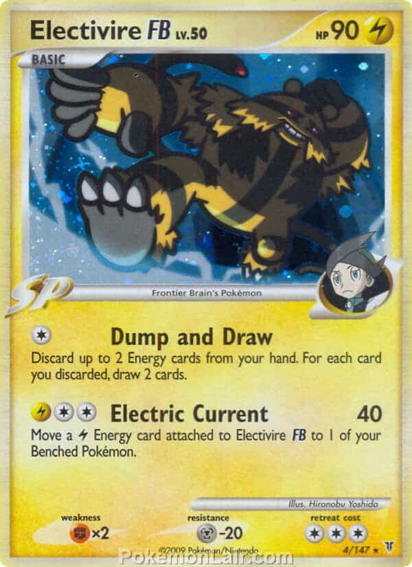 2009 Pokemon Trading Card Game Platinum Supreme Victors Price List – 4 Electivire FB