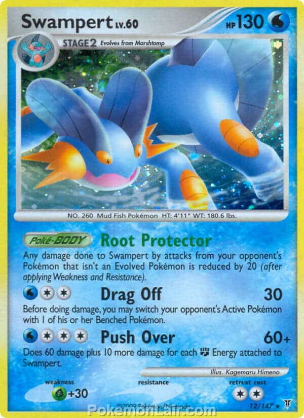 2009 Pokemon Trading Card Game Platinum Supreme Victors Set – 12 Swampert