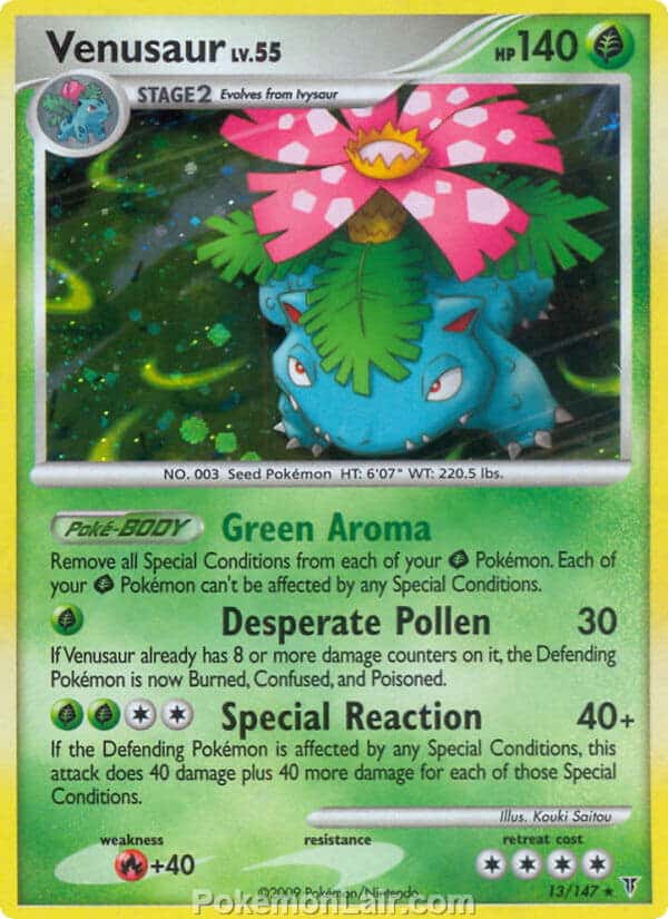 2009 Pokemon Trading Card Game Platinum Supreme Victors Set – 13 Venusaur