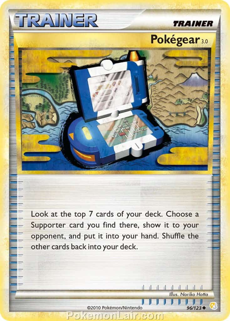 2010 Pokemon Trading Card Game HeartGold SoulSilver Base Price List – 96 Pokegear 3.0