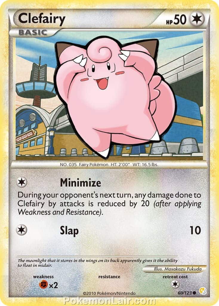 2010 Pokemon Trading Card Game HeartGold SoulSilver Base Set – 60 Clefairy