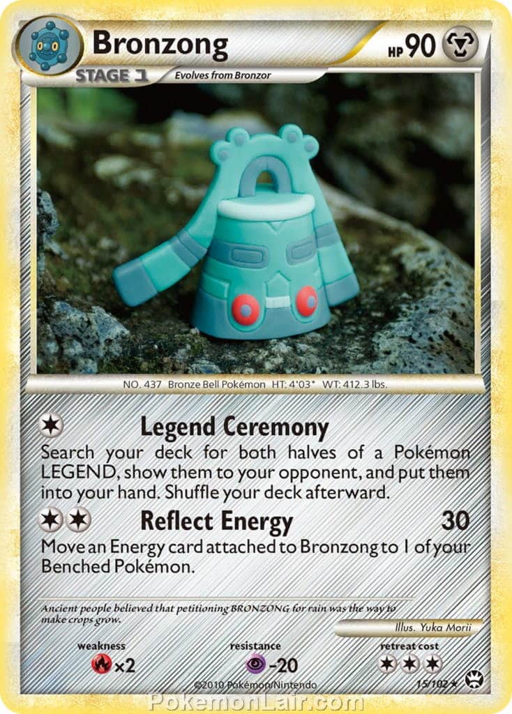 2010 Pokemon Trading Card Game HeartGold SoulSilver Triumphant Price List – 15 Bronzong