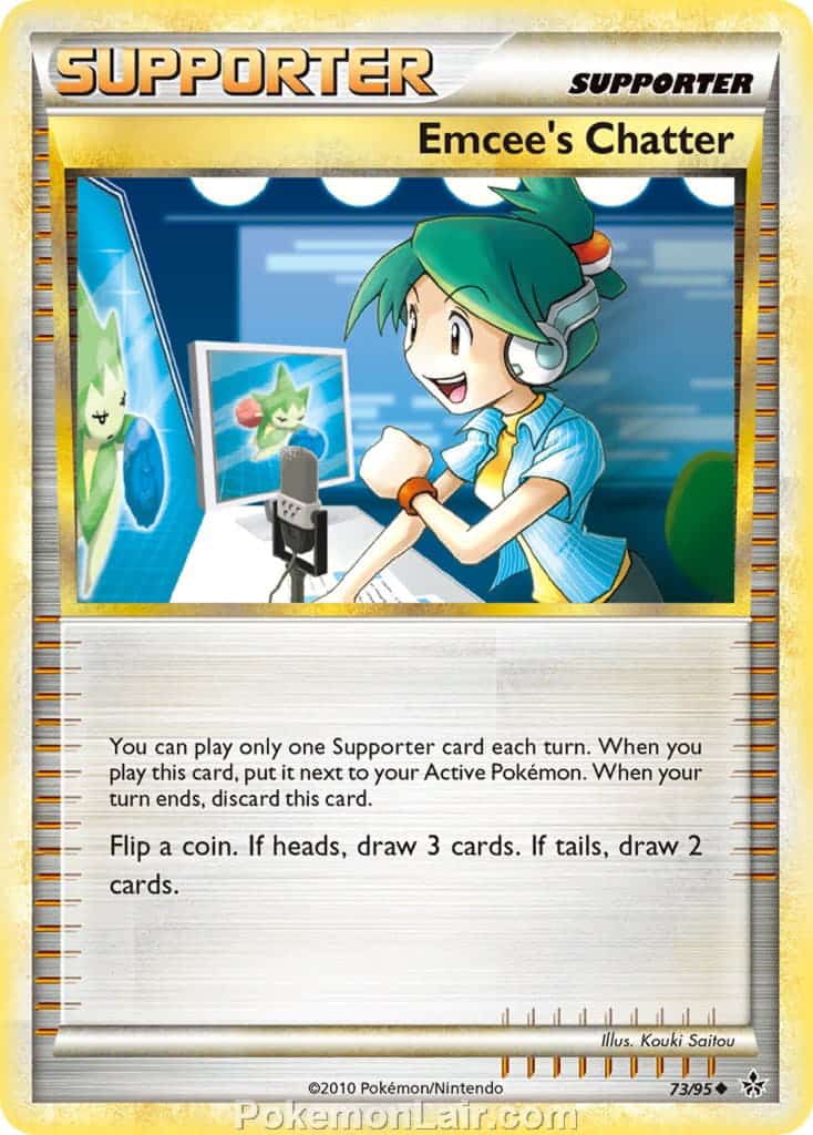 2010 Pokemon Trading Card Game HeartGold SoulSilver Unleashed Price List – 73 Emcees Chatter
